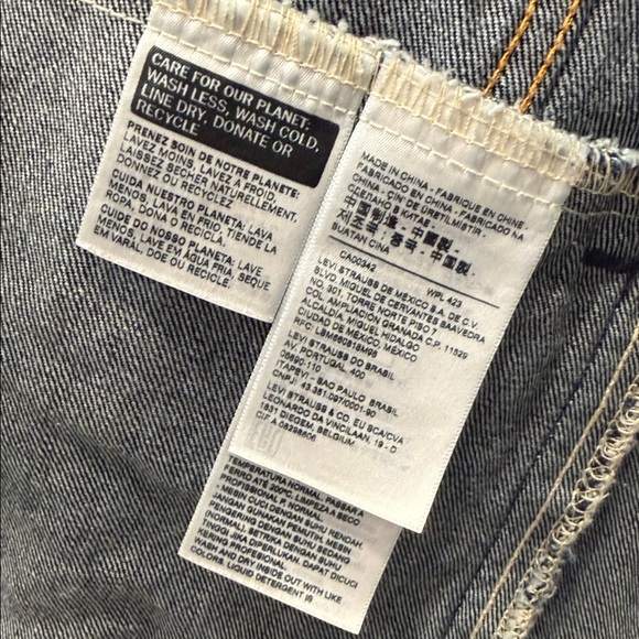 Levi's Dark Blue Denim Jacket - Picture 10 of 10